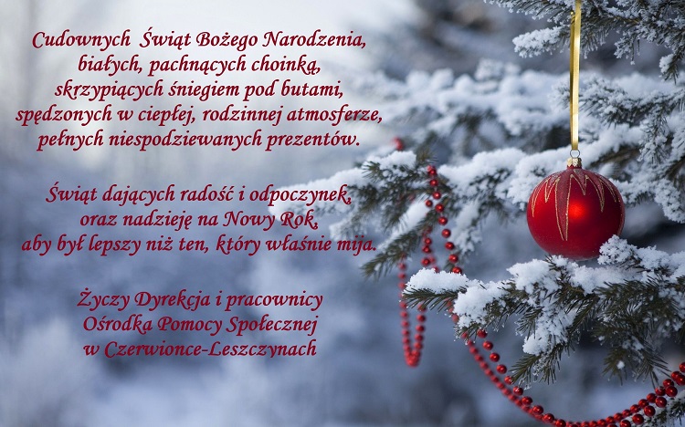 Życzenia Świąteczne