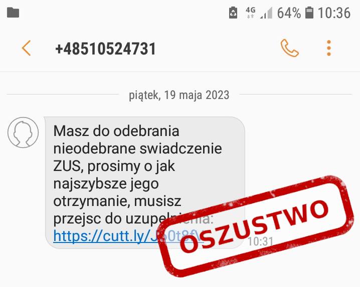 Ostrzeżenie przed nową kampanią SMS